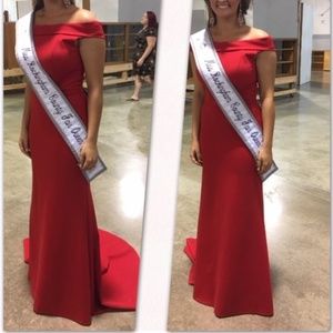 Sherri Hill #50824 Sz 6 Red Prom/Pageant Gown!